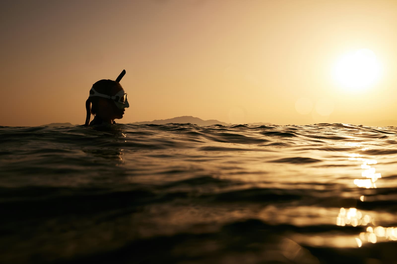 Sesi sunset sebelum night dive.